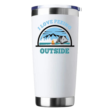 I Love Peeing Outside 20oz Insulated Vacuum Sealed Tumbler